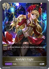 Acolyte's Light - SD06: Maculate Ablution - Shadowverse: Evolve card