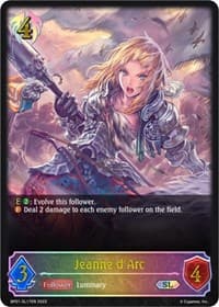 Jeanne d'Arc (SL) - BP01: Advent of Genesis - Shadowverse: Evolve card