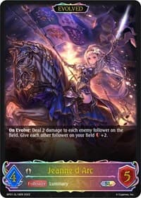 Jeanne d'Arc (SL) (Evolved) - BP01: Advent of Genesis - Shadowverse: Evolve card