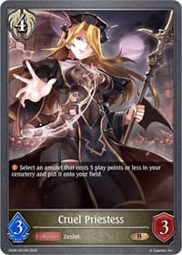 Cruel Priestess - SD06: Maculate Ablution - Shadowverse: Evolve card
