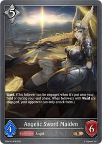 Angelic Sword Maiden - SD04: Wrath of the Greatwyrm - Shadowverse: Evolve card