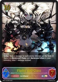Flame and Glass (SL) - BP01: Advent of Genesis - Shadowverse: Evolve card