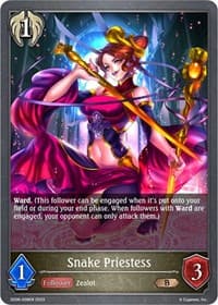 Snake Priestess - SD06: Maculate Ablution - Shadowverse: Evolve card
