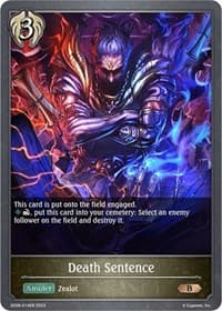 Death Sentence - SD06: Maculate Ablution - Shadowverse: Evolve card
