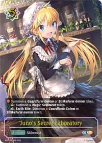 Juno's Secret Laboratory (U) - BP01: Advent of Genesis - Shadowverse: Evolve card