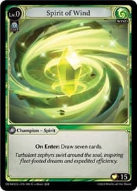 Spirit of Wind - 2023 Demo Deck - Grand Archive TCG card