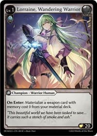 Lorraine, Wandering Warrior - 2023 Demo Deck - Grand Archive TCG card