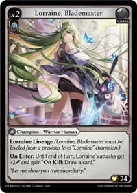 Lorraine, Blademaster - 2023 Demo Deck - Grand Archive TCG card
