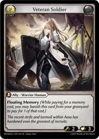 Veteran Soldier - 2023 Demo Deck - Grand Archive TCG card