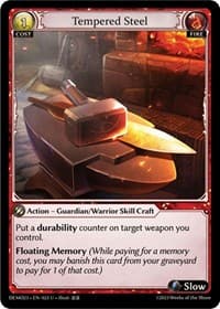 Tempered Steel - 2023 Demo Deck - Grand Archive TCG card