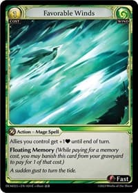Favorable Winds - 2023 Demo Deck - Grand Archive TCG card