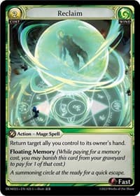 Reclaim - 2023 Demo Deck - Grand Archive TCG card