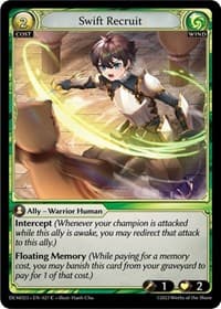 Swift Recruit - 2023 Demo Deck - Grand Archive TCG card