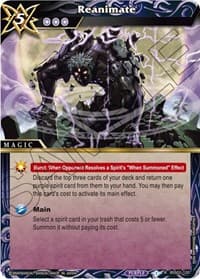 Reanimate - False Gods - Battle Spirits Saga card