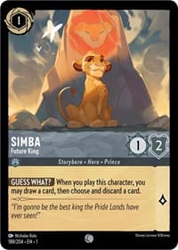 Simba - Future King - The First Chapter - Disney Lorcana card