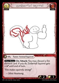 Embertail Squirrel - Supporter Pack 1 - Grand Archive TCG card