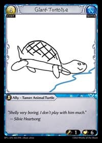 Giant Tortoise - Supporter Pack 1 - Grand Archive TCG card