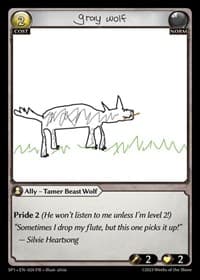 Gray Wolf - Supporter Pack 1 - Grand Archive TCG card