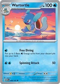 Wartortle - SV: Scarlet & Violet 151 - Pokemon card
