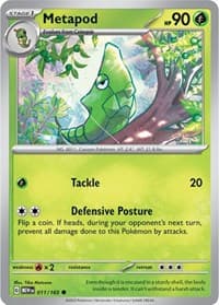 Metapod - SV: Scarlet & Violet 151 - Pokemon card