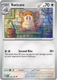 Raticate - SV: Scarlet & Violet 151 - Pokemon card