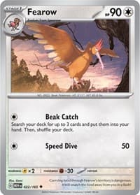 Fearow - SV: Scarlet & Violet 151 - Pokemon card