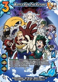 Battle For The Future (Plus Ultra Pack 5) - UniVersus: My Hero Academia Promo Cards - UniVersus card