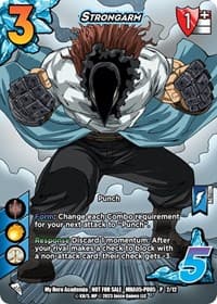 Strongarm (Plus Ultra Pack 5) - UniVersus: My Hero Academia Promo Cards - UniVersus card