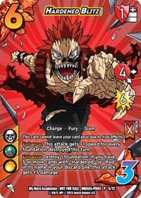 Hardened Blitz (Plus Ultra Pack 5) - UniVersus: My Hero Academia Promo Cards - UniVersus card