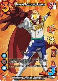Save a Million Strike (Plus Ultra Pack 5) - UniVersus: My Hero Academia Promo Cards - UniVersus card