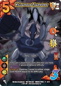 Villainous Teamwork (Plus Ultra Pack 5) - UniVersus: My Hero Academia Promo Cards - UniVersus card