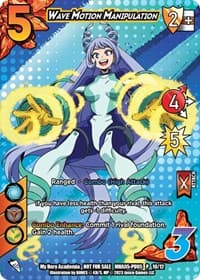 Wave Motion Manipulation (Plus Ultra Pack 5) - UniVersus: My Hero Academia Promo Cards - UniVersus card