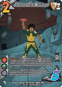 Locking The Building (Plus Ultra Pack 5) - UniVersus: My Hero Academia Promo Cards - UniVersus card