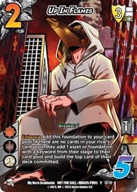 Up in Flames (Plus Ultra Pack 5) - UniVersus: My Hero Academia Promo Cards - UniVersus card
