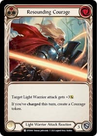 Resounding Courage (Red) - Dusk till Dawn - Flesh and Blood TCG card