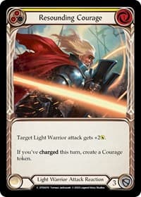 Resounding Courage (Yellow) - Dusk till Dawn - Flesh and Blood TCG card