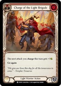 Charge of the Light Brigade (Red) - Dusk till Dawn - Flesh and Blood TCG card