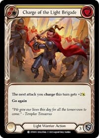 Charge of the Light Brigade (Yellow) - Dusk till Dawn - Flesh and Blood TCG card