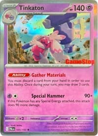 Tinkaton - 105/193 (GameStop Exclusive) - Miscellaneous Cards & Products - Pokemon card
