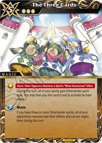 The Three Cards - False Gods - Battle Spirits Saga card