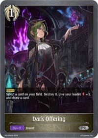 Dark Offering - Shadowverse: Evolve Promo Cards - Shadowverse: Evolve card