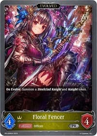 Floral Fencer (Evolved) - Shadowverse: Evolve Promo Cards - Shadowverse: Evolve card