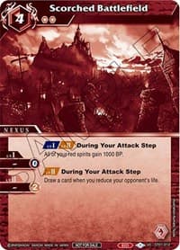 Scorched Battlefield (Event Pack Vol. 2) - Launch & Event Promos - Battle Spirits Saga card