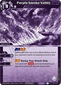 Purple Smoke Valley (Event Pack Vol. 2) - Launch & Event Promos - Battle Spirits Saga card
