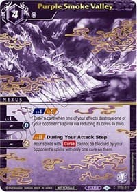 Purple Smoke Valley (Finalist Card Set Vol. 2) - Launch & Event Promos - Battle Spirits Saga card