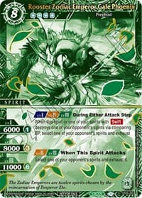 Rooster Zodiac Emperor Gale Phoenix (Finalist Card Set Vol. 2) - Launch & Event Promos - Battle Spirits Saga card