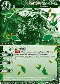 Leafwolf (Finalist Card Set Vol. 2) - Launch & Event Promos - Battle Spirits Saga card