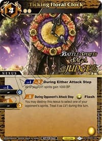 Ticking Floral Clock (Judge Pack Vol. 2) - Battle Spirits Saga Promo Cards - Battle Spirits Saga card