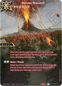 Nexus Hazard (SPR) - False Gods - Battle Spirits Saga card