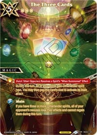 The Three Cards (SPR) - False Gods - Battle Spirits Saga card